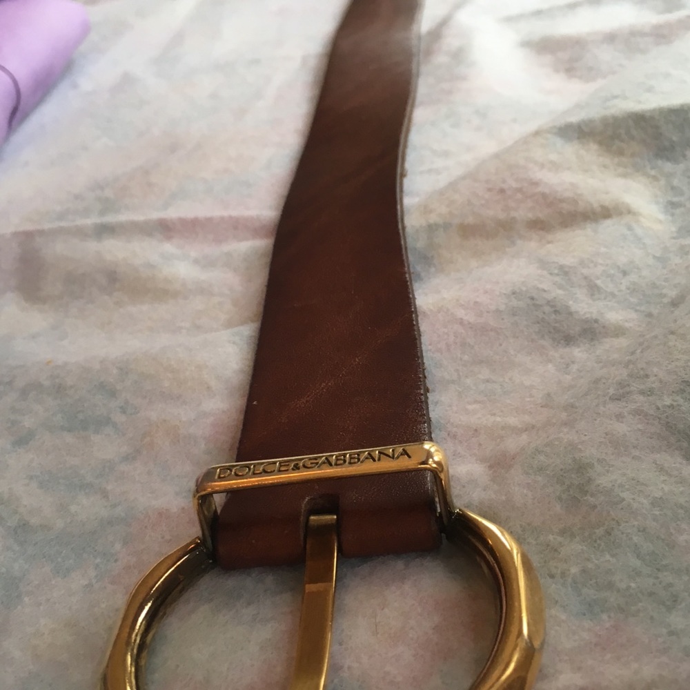 Dolce & Gabbana brown Leather Belt - Picture 6 of 7